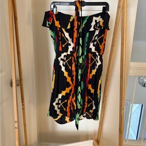 Amanda Uprichard Multicolor A-Line Skirt